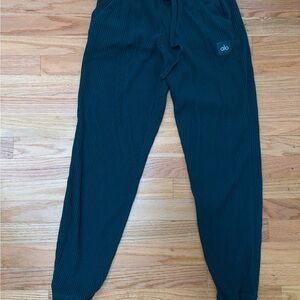 ALO Yoga Dark Green Track Pants